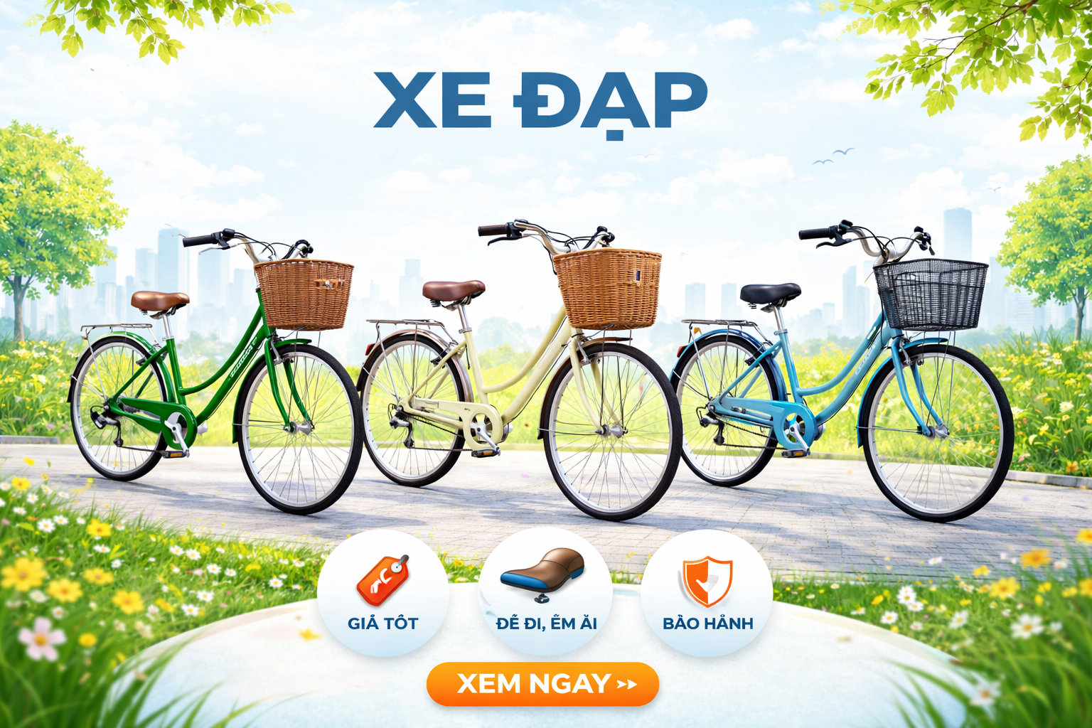 Xe Đạp Phổ Thông